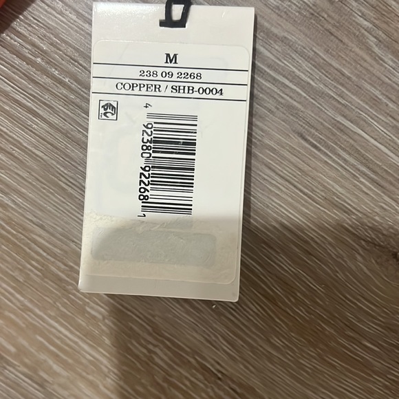 NWT Shade & Shore pink tan copper tie dyed cheeky bikini swim bottoms M - Picture 4 of 9